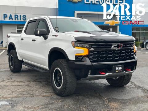 Summit White 2023 Chevrolet Silverado 1500 ZR2 4WD for sale in Paris, TX - Stock #A1054
