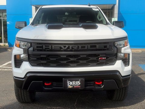 New Summit White 2026 Chevrolet Silverado 1500 Custom Trail Boss 4WD - photo 2 - Stock #261397