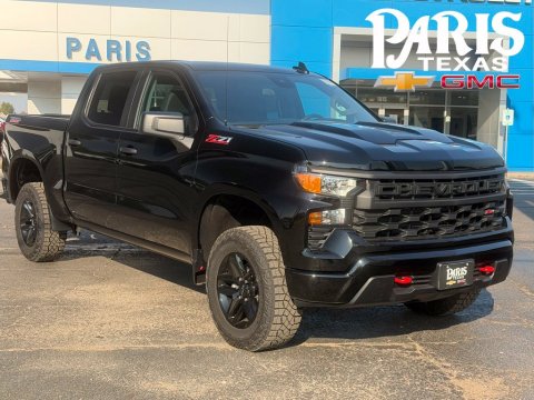 Black 2026 Chevrolet Silverado 1500 Custom Trail Boss 4WD for sale in Paris, TX - Stock #261386