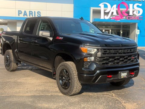 Black 2026 Chevrolet Silverado 1500 Custom Trail Boss 4WD for sale in Paris, TX - Stock #261386