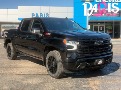 Black 2026 Chevrolet Silverado 1500 RST 4WD for sale in Paris, TX - Stock #261387
