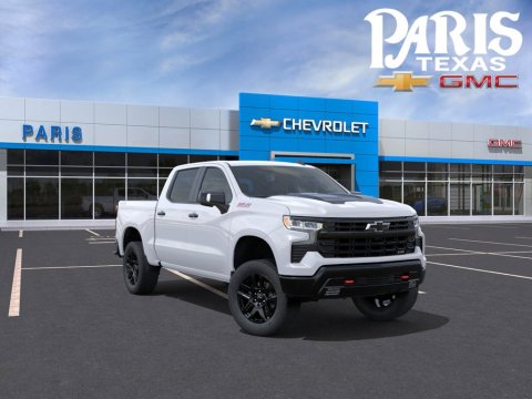 Summit White 2026 Chevrolet Silverado 1500 LT Trail Boss 4WD for sale in Paris, TX - Stock #261418