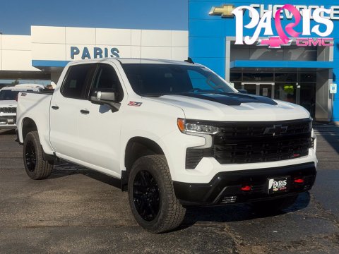 Summit White 2026 Chevrolet Silverado 1500 LT Trail Boss 4WD for sale in Paris, TX - Stock #261418