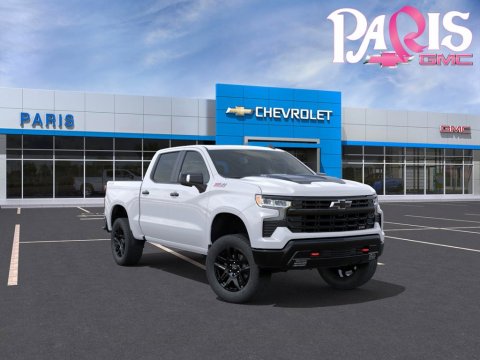 Summit White 2026 Chevrolet Silverado 1500 LT Trail Boss 4WD for sale in Paris, TX - Stock #261494