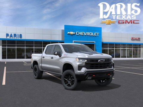 Sterling Gray Metallic 2026 Chevrolet Silverado 1500 LT Trail Boss 4WD for sale in Paris, TX - Stock #261416
