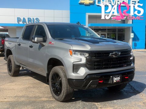 Sterling Gray Metallic 2026 Chevrolet Silverado 1500 LT Trail Boss 4WD for sale in Paris, TX - Stock #261416