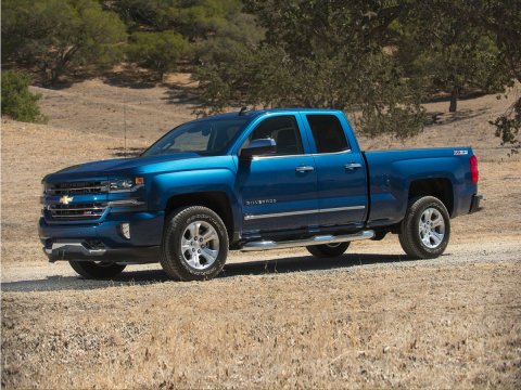 Silver Ice Metallic 2018 Chevrolet Silverado 1500 Custom 4WD for sale in Paris, TX - Stock #261090C