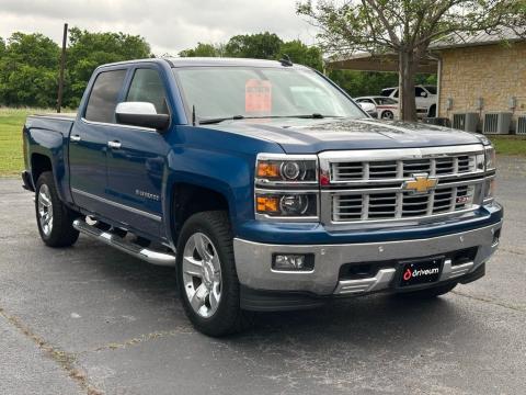Deep Ocean Blue 2015 Chevrolet Silverado 1500 LTZ 4WD for sale in Paris, TX - Stock #X2455