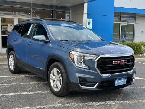 Pre-Owned 2024 GMC Terrain SLE Stock#250532A Downpour Metallic 