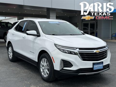 Certified 2022 Chevrolet Equinox LT Stock#250766A Summit White 
