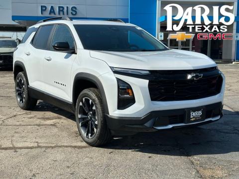  New 2026 Chevrolet Equinox RS Stock#260549 Polar White Tricoat 