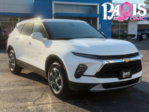 Summit White 2024 Chevrolet Blazer LT FWD for sale in Paris, TX - Stock #A1108
