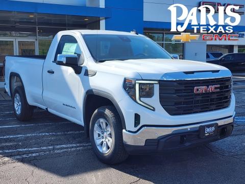  New 2025 GMC Sierra 1500 Pro Stock#250650 Summit White RWD New 
