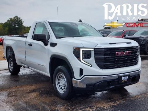  New 2025 GMC Sierra 1500 Pro Stock#250173 Summit White 4WD New 