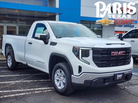  New 2025 GMC Sierra 1500 Pro Stock#250643 Summit White 4WD New 