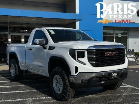  New 2025 GMC Sierra 1500 Pro Stock#250639 Summit White 4WD New 