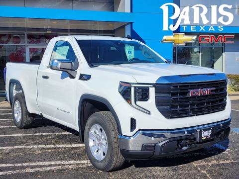  New 2025 GMC Sierra 1500 Pro Stock#250447 Summit White 4WD New 