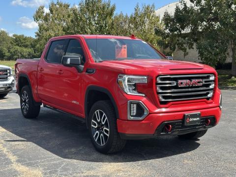  Pre-Owned 2021 GMC Sierra 1500 AT4 Stock#X2323 Cardinal Red 4WD 