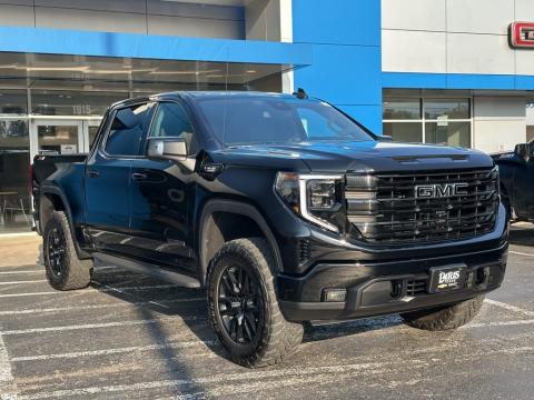 Lifted Pre-Owned 2022 GMC Sierra 1500 Elevation Stock#B5554 Onyx 