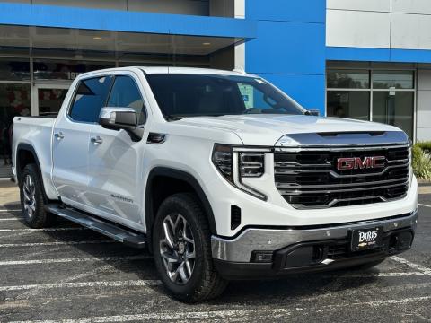  New 2025 GMC Sierra 1500 SLT Stock#250924 Summit White 4WD New 