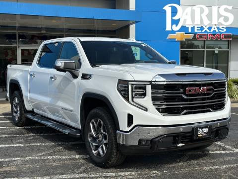  New 2025 GMC Sierra 1500 SLT Stock#250924 Summit White 4WD New 