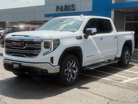 New Summit White 2026 GMC Sierra 1500 SLT 4WD - photo 3 - Stock #261223