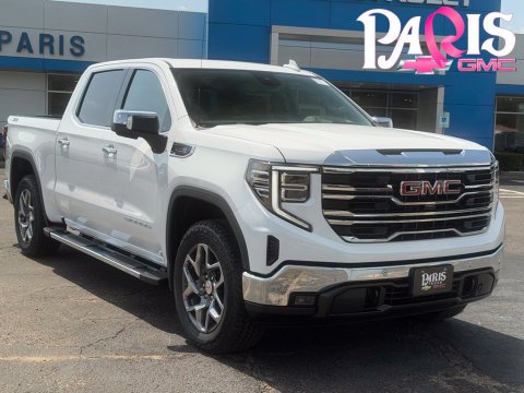 Summit White 2026 GMC Sierra 1500 SLT 4WD for sale in Paris, TX - Stock #261223