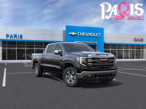 Onyx Black 2026 GMC Sierra 1500 SLT 4WD for sale in Paris, TX - Stock #261432