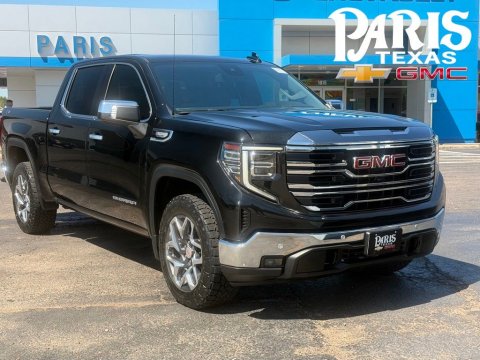 Onyx Black 2024 GMC Sierra 1500 SLT 4WD for sale in Paris, TX - Stock #261129A
