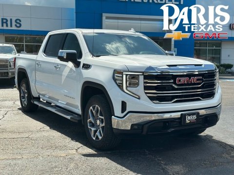 Summit White 2026 GMC Sierra 1500 SLT 4WD for sale in Paris, TX - Stock #261149
