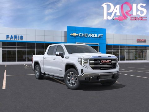 Summit White 2026 GMC Sierra 1500 SLT 4WD for sale in Paris, TX - Stock #261210