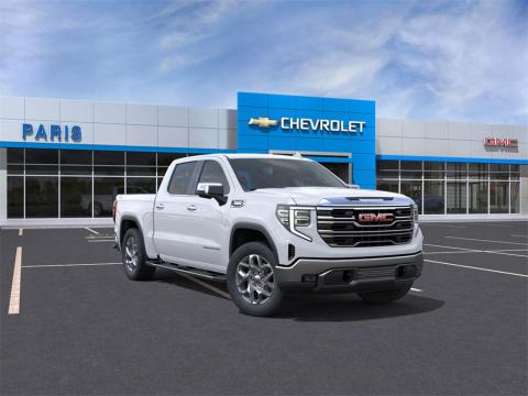  New 2025 GMC Sierra 1500 SLT Stock#250889 Summit White 4WD New 