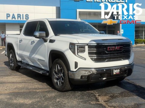 Summit White 2026 GMC Sierra 1500 SLT 4WD for sale in Paris, TX - Stock #261137