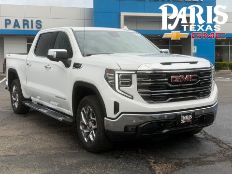 Summit White 2026 GMC Sierra 1500 SLT 4WD for sale in Paris, TX - Stock #261166