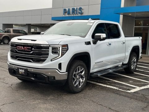 New Glacier White Tricoat 2026 GMC Sierra 1500 SLT 4WD - photo 3 - Stock #261116