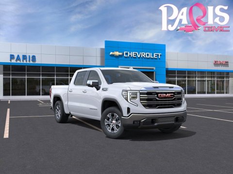Summit White 2026 GMC Sierra 1500 SLT 4WD for sale in Paris, TX - Stock #261421