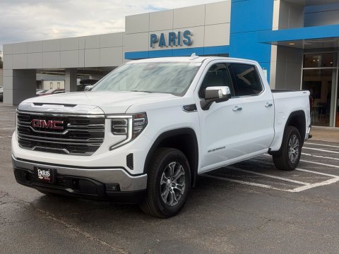 New Summit White 2026 GMC Sierra 1500 SLT 4WD - photo 3 - Stock #261421