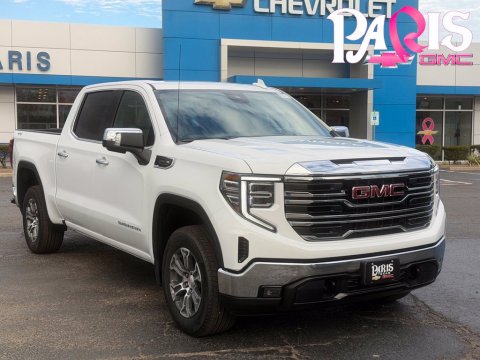 Summit White 2026 GMC Sierra 1500 SLT 4WD for sale in Paris, TX - Stock #261421
