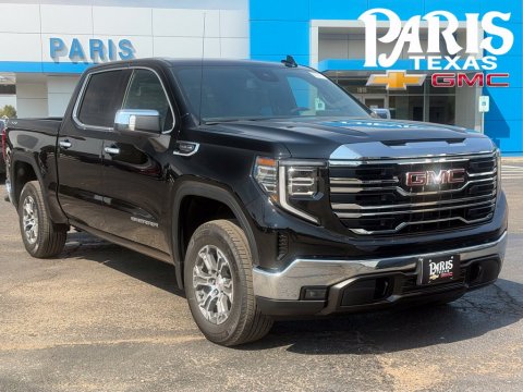 Onyx Black 2026 GMC Sierra 1500 SLT 4WD for sale in Paris, TX - Stock #261410
