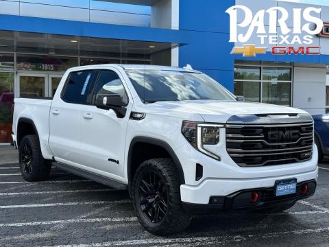  Certified 2024 GMC Sierra 1500 AT4 Stock#250718A Summit White 