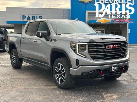 Silver Ice Metallic 2026 GMC Sierra 1500 AT4 4WD for sale in Paris, TX - Stock #260852