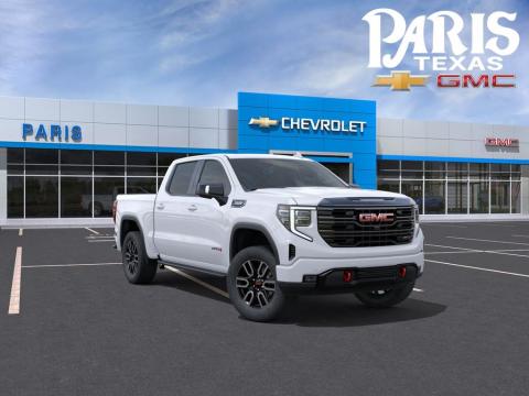 Summit White 2026 GMC Sierra 1500 AT4 4WD for sale in Paris, TX - Stock #260914