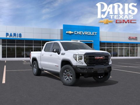 Summit White 2026 GMC Sierra 1500 AT4X 4WD for sale in Paris, TX - Stock #261251