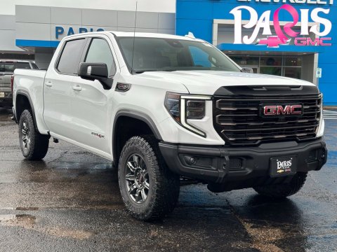 Summit White 2026 GMC Sierra 1500 AT4X 4WD for sale in Paris, TX - Stock #260837