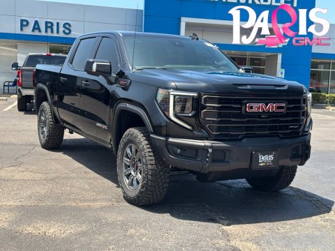 Onyx Black 2026 GMC Sierra 1500 AT4X 4WD for sale in Paris, TX - Stock #260886