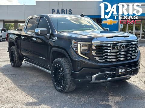 Onyx Black 2023 GMC Sierra 1500 Denali 4WD for sale in Paris, TX - Stock #261104A