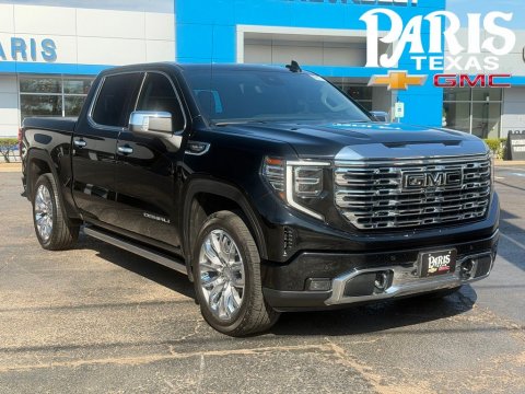Onyx Black 2025 GMC Sierra 1500 Denali 4WD for sale in Paris, TX - Stock #261253A