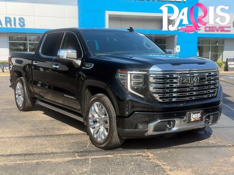 Onyx Black 2025 GMC Sierra 1500 Denali 4WD for sale in Paris, TX - Stock #261253A