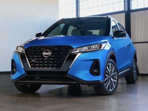  Pre-Owned 2021 Nissan Kicks SR Stock#260037B Scarlet Ember 