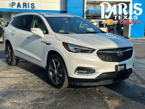 White Frost Tricoat 2020 Buick Enclave Essence FWD for sale in Paris, TX - Stock #261093B